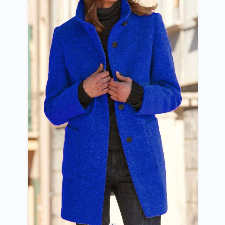 Woolen Coat With Pockets