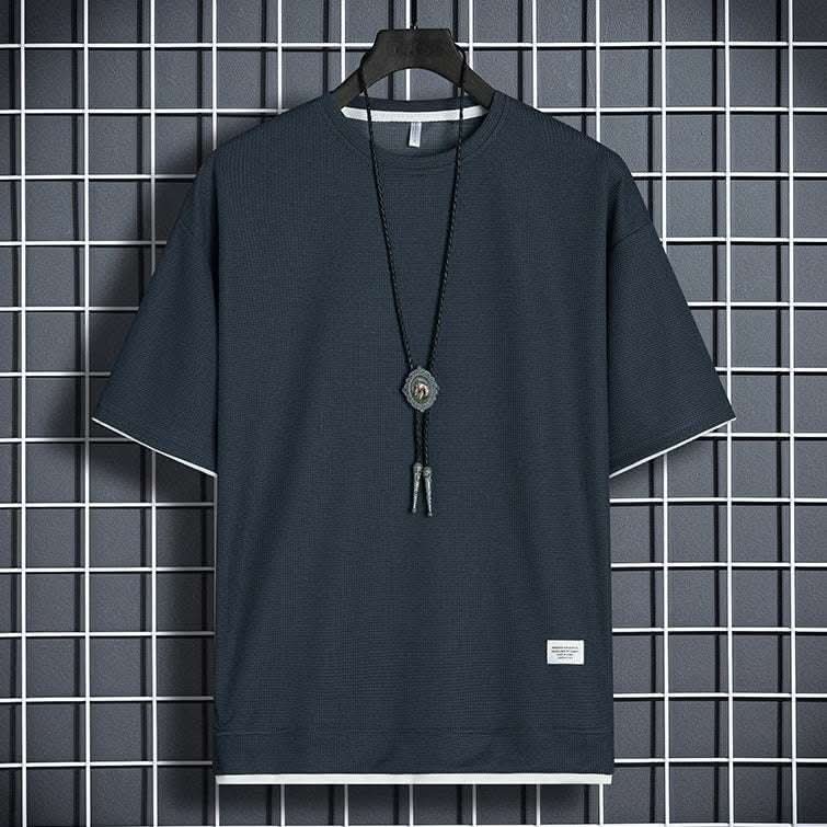 Half Sleeve Trendy All-matching Top