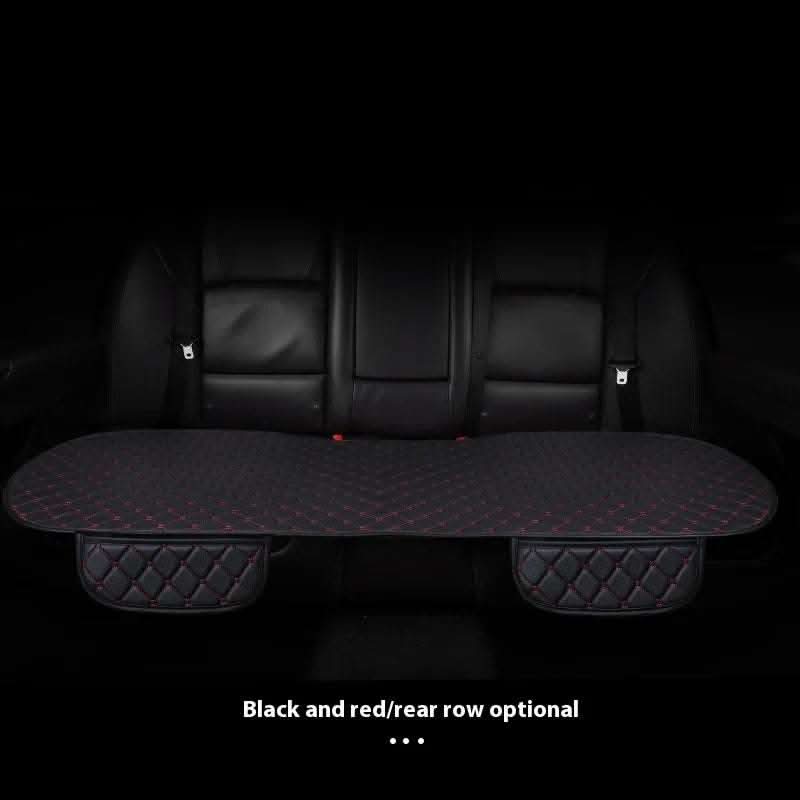 Car Seat Cushion Leather Single Non-slip Non-backrest Three-piece Set Car Mats Factory Delivery Fendax 0
