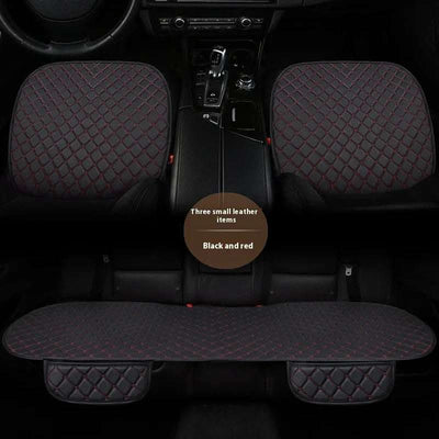 Car Seat Cushion Leather Single Non-slip Non-backrest Three-piece Set Car Mats Factory Delivery Fendax 0