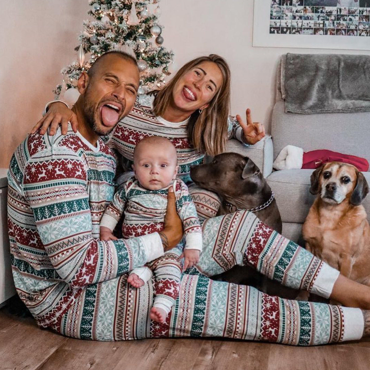 Family Christmas Matching Pajamas Set
