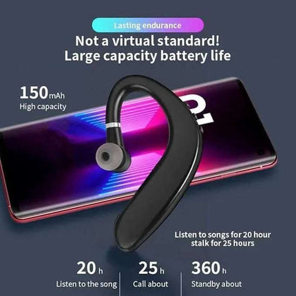 Bluetooth 5.0 Wireless Earpiece Headphones Earbuds Handsfree Headset With Mic UK Fendax 5