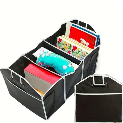 Car Multi-Pocket Trunk Organizer Large Capacity Folding Storage Bag Trunk Stowing And Tidying Trunk Organizer Car Accessories Fendax 5
