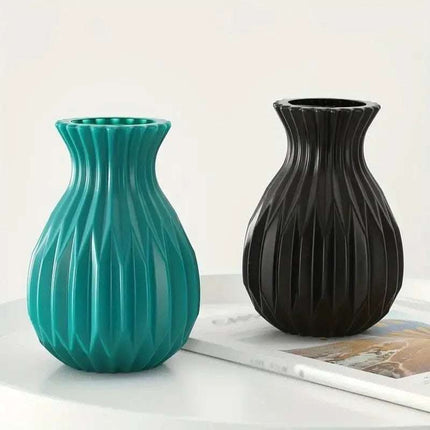 Pineapple Plastic Vase Flower Arrangement Home Display Modern Light Luxury Simulation