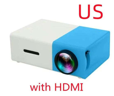 Portable Projector 3D Hd Led Home Theater Cinema HDMI-compatible Usb Audio Projector Yg300 Mini Projector Fendax 0