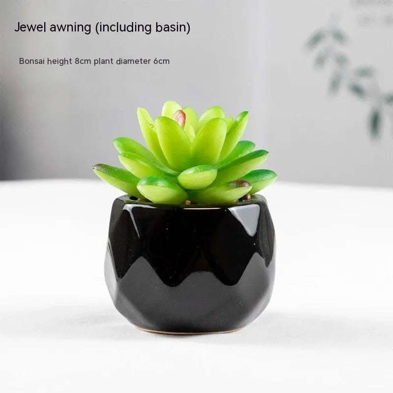 Artificial Green Plant Succulent Artificial Plant Home Furnishings Fendax 0