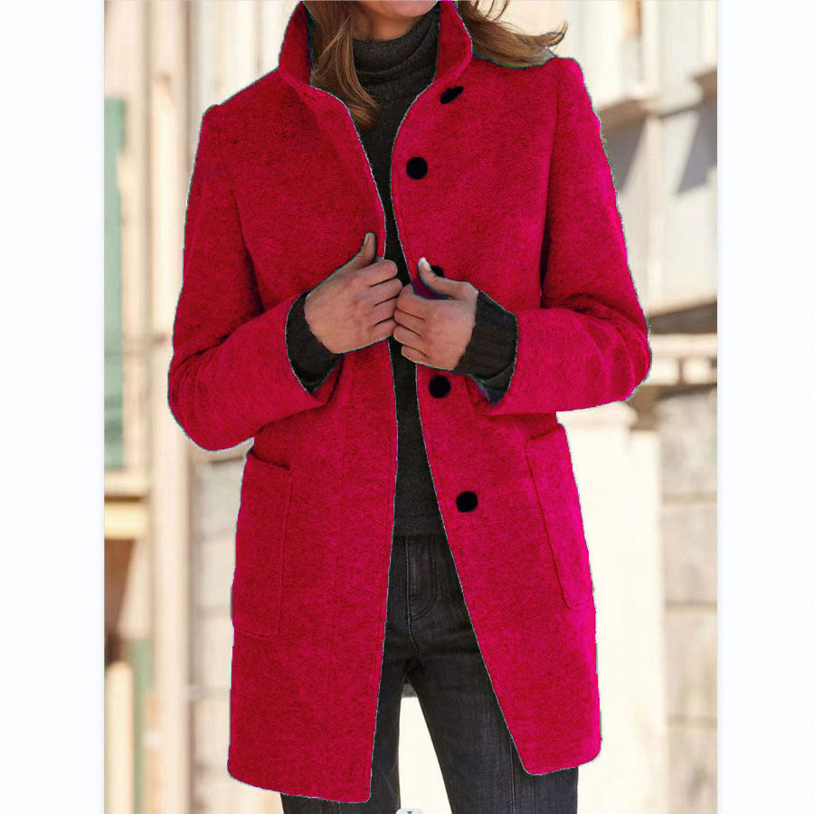 Woolen Coat With Pockets