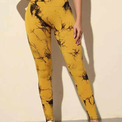 Tie Dye Workout Seamless Leggings For Women High Waist Gym Leggings Yoga Pants, Seamless Leggings For Women High Waist Yoga Pants, Scrunch Butt Lifting Elastic Tights Fendax 5