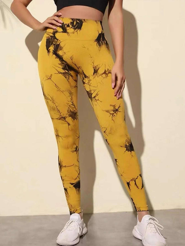 Tie Dye Workout Seamless Leggings For Women High Waist Gym Leggings Yoga Pants, Seamless Leggings For Women High Waist Yoga Pants, Scrunch Butt Lifting Elastic Tights Fendax 5