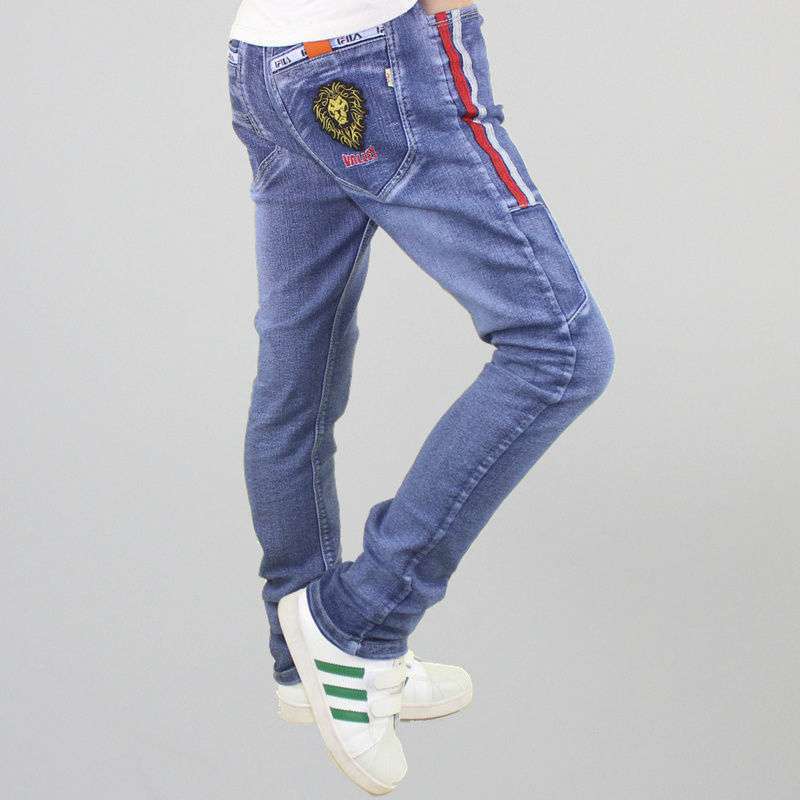 Boys Casual Pants Straight Stretch