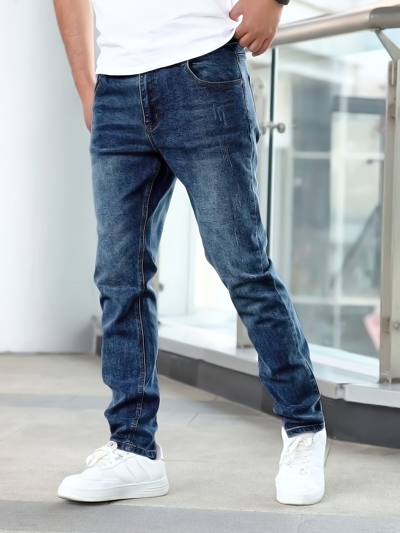 Stretch Men's Casual Jeans
