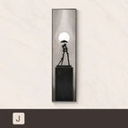J / 30X120CM Black Frame / Remote Control 220V US