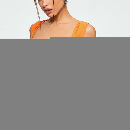 Crop Top Sweetheart Solid Ribbed Sleeveless Fendax 4