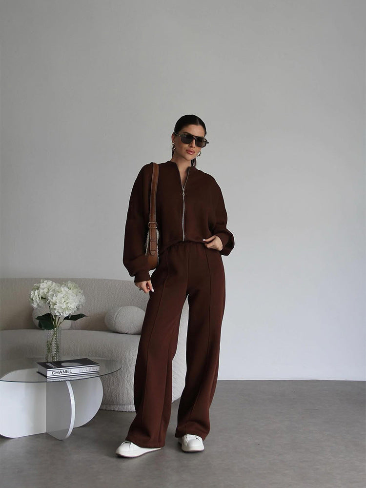 Cardigan Pants Two-piece Set