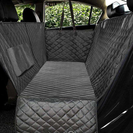 Dog Car Seat Cover View Mesh Pet Carrier Hammock Safety Protector Car Rear Back Seat Mat With Zipper And Pocket For Travel Fendax 0