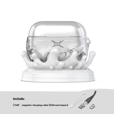 Transparent Bluetooth Earbuds Case