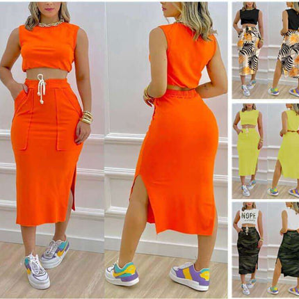 Fashion Casual Urban Leisure Women's Clothing Skirts Suit Fendax 0
