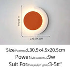 A small orange red / Warm light