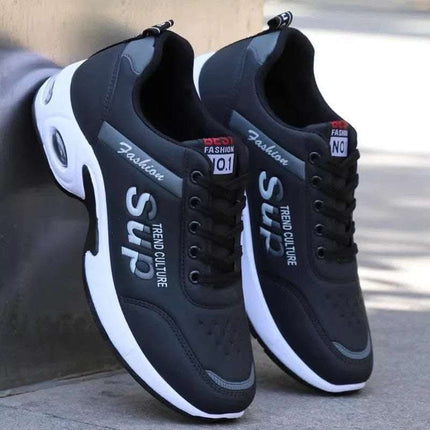 Autumn And Winter Leather Waterproof Shoes Non-slip Breathable Plus Size Men Fendax 0