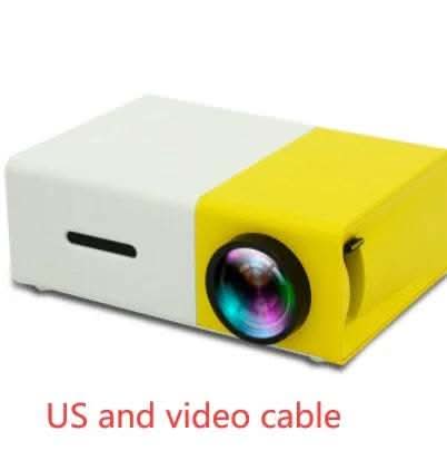 Portable Projector 3D Hd Led Home Theater Cinema HDMI-compatible Usb Audio Projector Yg300 Mini Projector Fendax 0