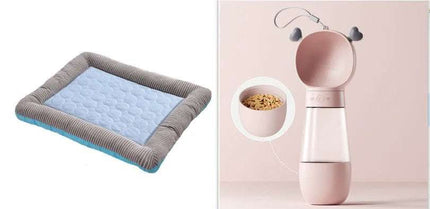 Pet Cooling Pad Bed For Dogs Cats Puppy Kitten Cool Mat Pet Blanket Ice Silk Material Soft For Summer Sleeping Blue Breathable Fendax 0