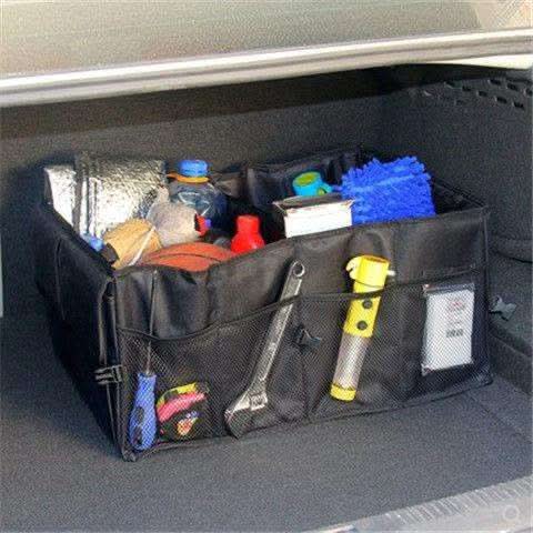 Car Trunk Storage Box Car Storage Box Multifunctional Folding Storage Box Organizing Box In-car Tool Box Fendax 0