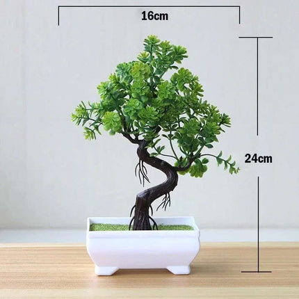 Artificial Potted Green Small Arborous Plants Fendax 0