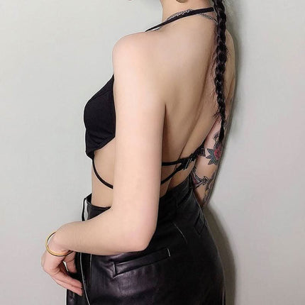 Female Slim Sexy Halter Short Tube Top Fendax 0