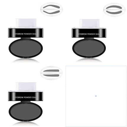 Eyebrow Powder Stamp Tint Stencil Kit Cosmetics Professional Makeup Waterproof Eye Brow Stamp Lift Eyebrow Enhancers Stencil Kit Fendax 0