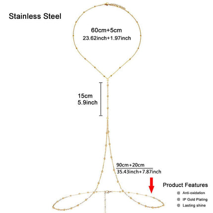 Stainless Steel Bead Chain Waist Fendax 0