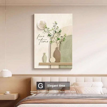 Decorative Painting Cream Style Abstract Line Character Mural Fendax 0