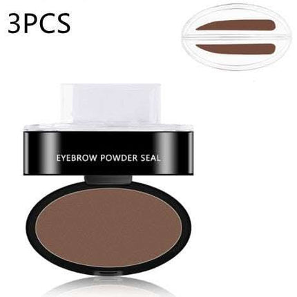 Eyebrow Powder Stamp Tint Stencil Kit Cosmetics Professional Makeup Waterproof Eye Brow Stamp Lift Eyebrow Enhancers Stencil Kit Fendax 0