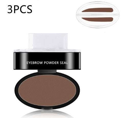 Eyebrow Powder Stamp Tint Stencil Kit Cosmetics Professional Makeup Waterproof Eye Brow Stamp Lift Eyebrow Enhancers Stencil Kit Fendax 0