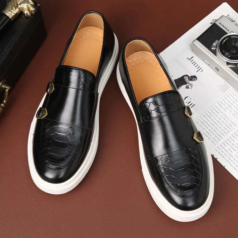 Men's Summer New Fashion Casual Leather Shoes Fendax 0