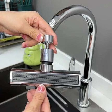 Kitchen Faucet Waterfall Outlet Splash Proof Universal Rotating Bubbler Multifunctional Water Nozzle Extension Kitchen Gadgets Fendax 0