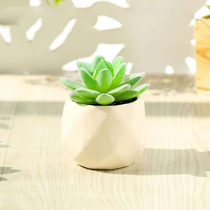 Artificial Succulent Bonsai Creative Ornaments for Home Table Garden Decoration Artificial Plants with Pot Fendax 0