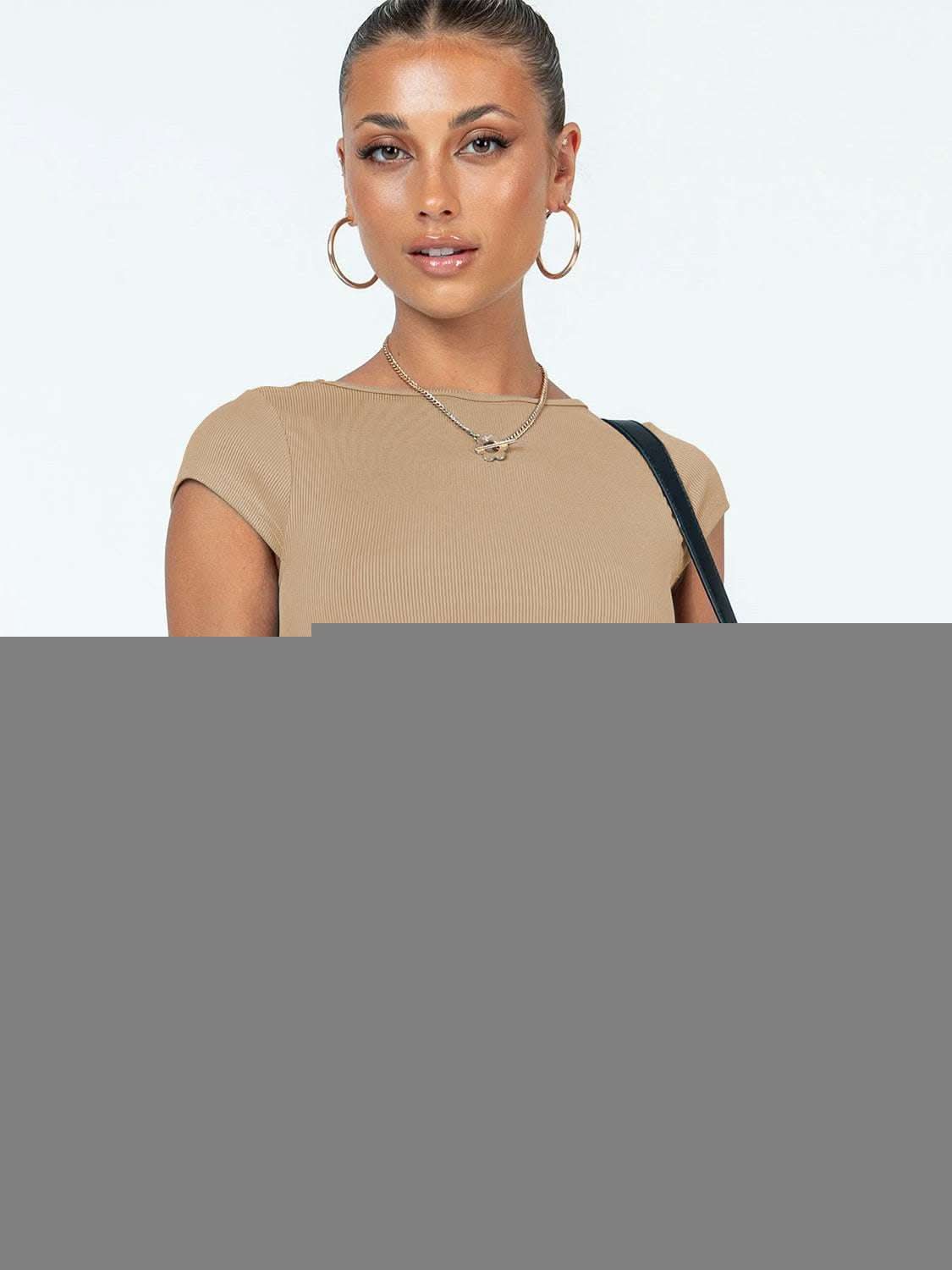 Summer Female Y2g Hollow Crop-top Short Sleeve T-shirt Fendax 0