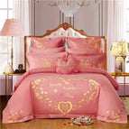 Happy wedding pink / Bed linen / 1.5m
