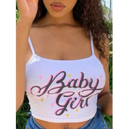 Sweet Baby Girl Starry Crop Tank Top For Women Fendax 0