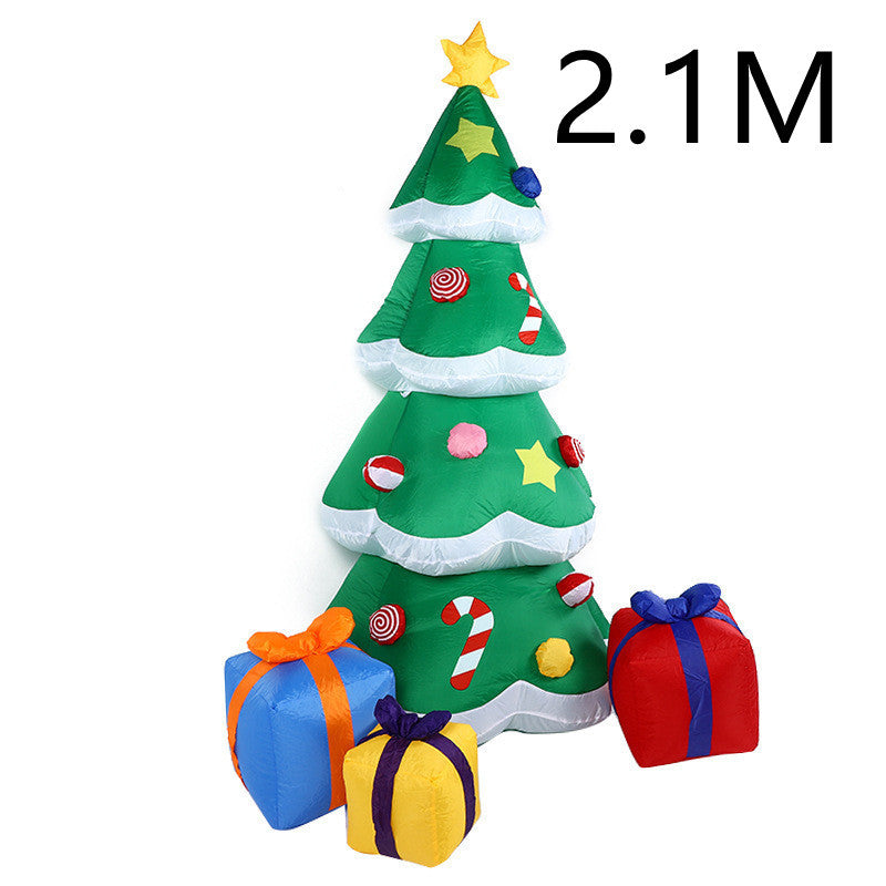 Christmas LED Lights Glowing Santa Snowman