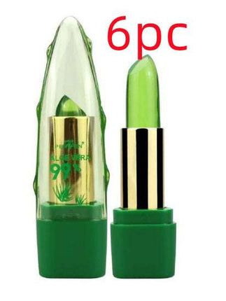 Aloe Vera Gel Color Changing Lipstick Gloss Moisturizer Anti-drying Desalination Fine-grain Lip Blam Care Fendax 0