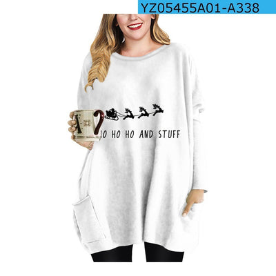 Snowflake Element Round Neck Dress