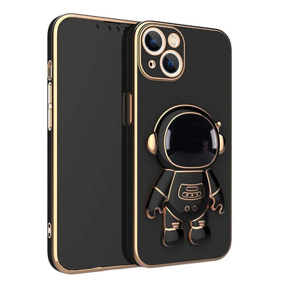 3D Astronaut Phone Case Anti-Drop Electroplating Bracket Fendax 0