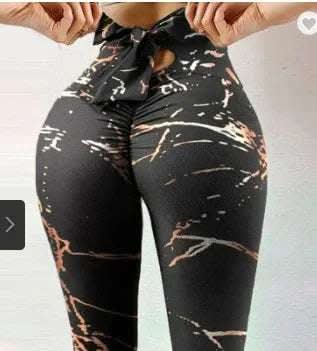 Hip-Lifting Sweatpants Leggings Women's Yoga Pants Stretch Fitness Pants Fendax 0
