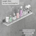 Gray 50 Long Storage Rack