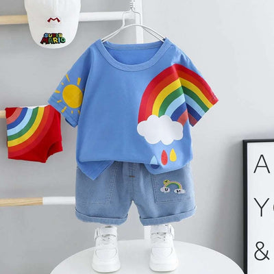 Baby Handsome Trendy Little Boy Summer Clothes Fendax 0