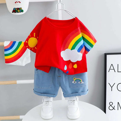 Baby Handsome Trendy Little Boy Summer Clothes Fendax 0