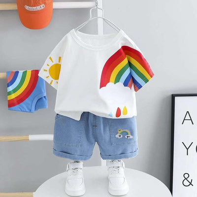 Baby Handsome Trendy Little Boy Summer Clothes Fendax 0