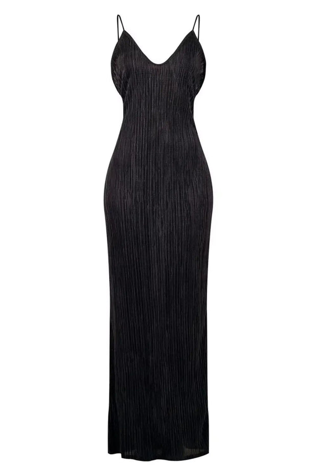 Trendsi Made in US Backless Printed Maxi Cami Dress