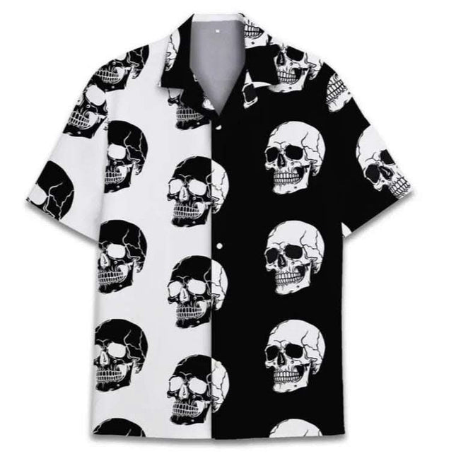 Summer Men's Casual Cuban Collar Suit Collar Hawaiian Shirt Fendax 0